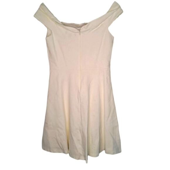 Lulu's Season of Fun White Off-Shoulder Skater Dress Size Medium - Picture 2 of 8